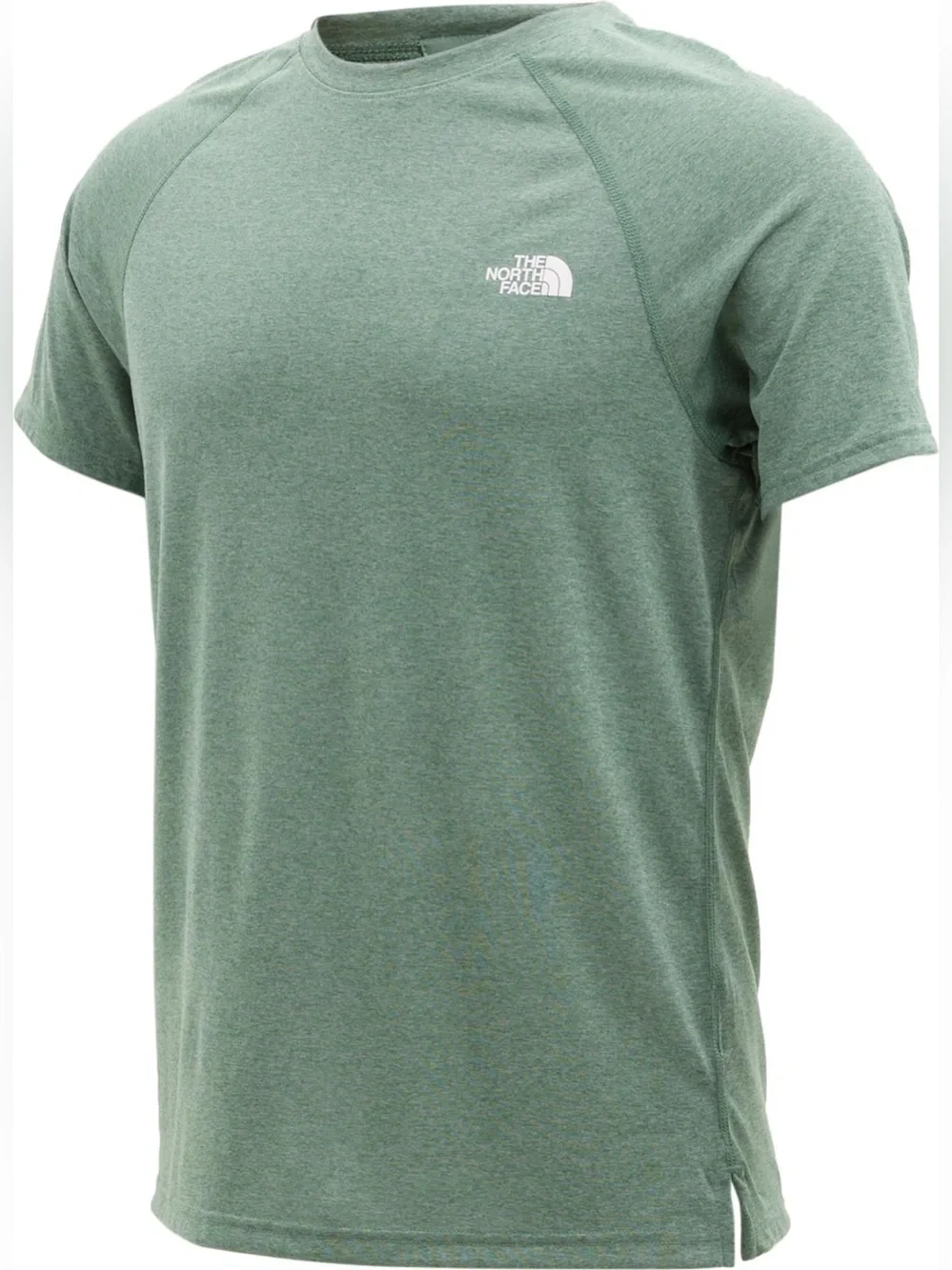 The North Face Breeze Short Sleeve T-Shirt in Blue/Green Size: Large